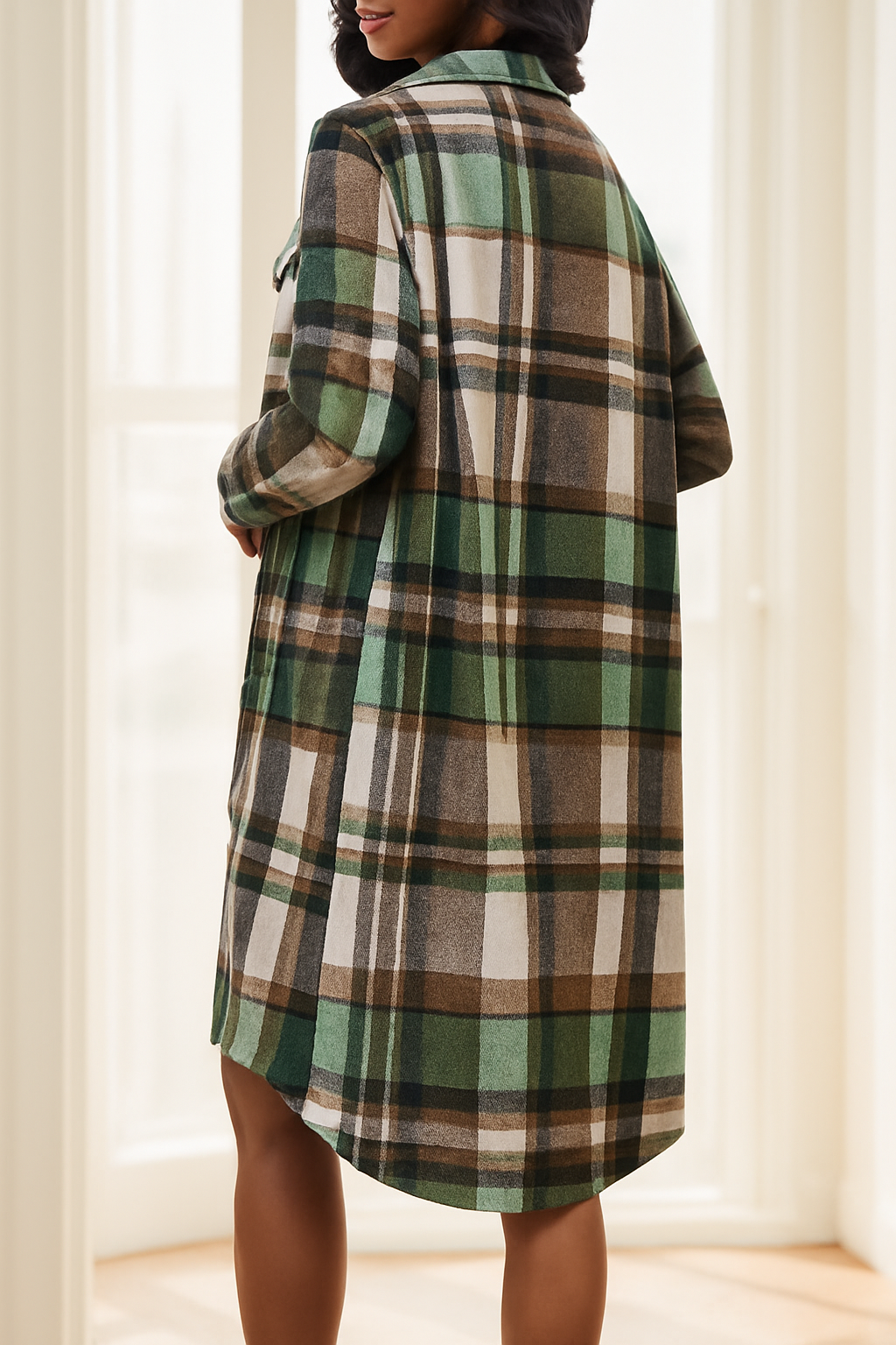 The Woodland Plaid Shirt Coat