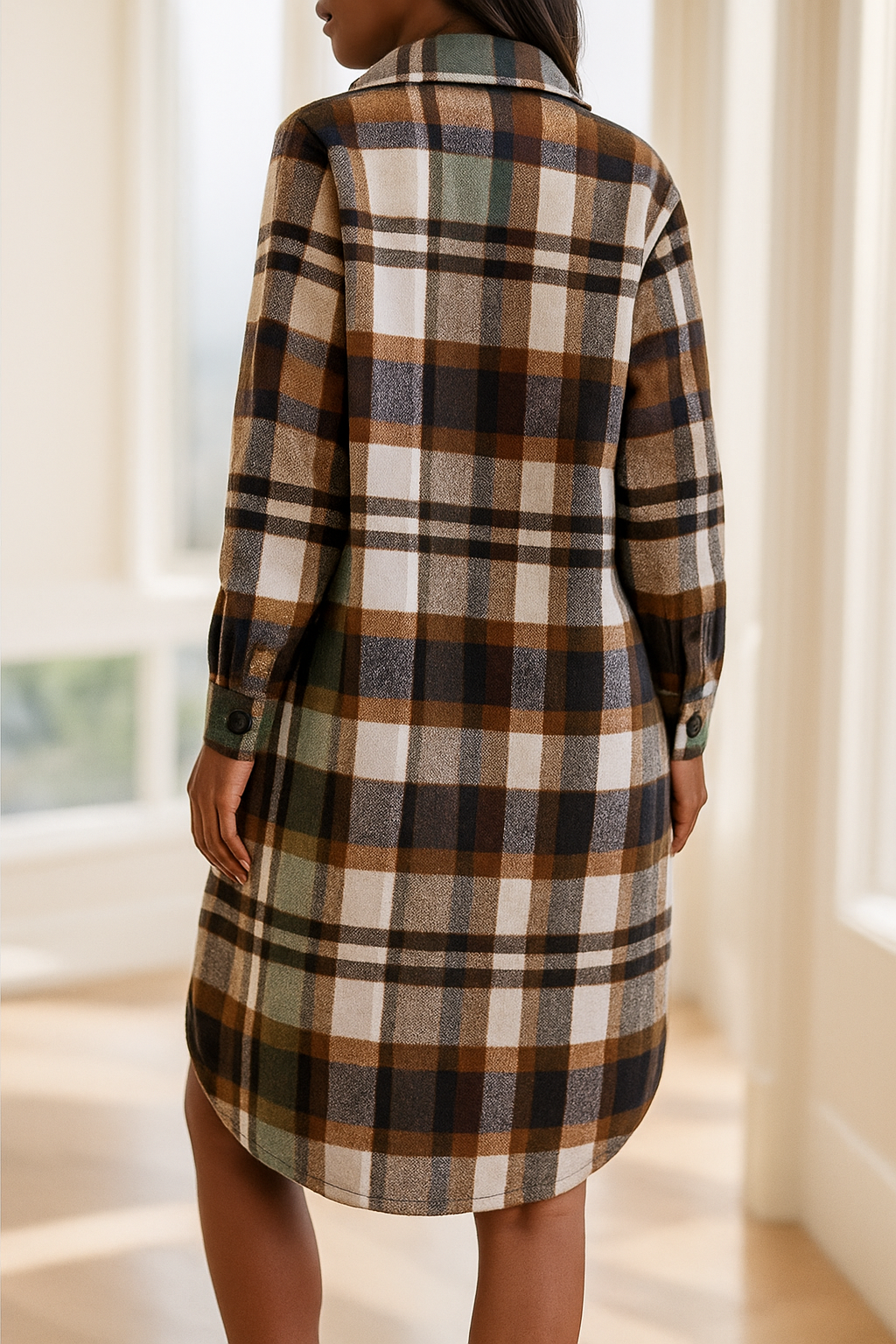 The Woodland Plaid Shirt Coat