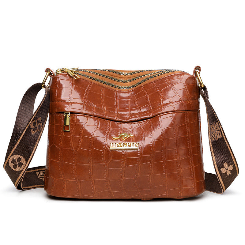 The Liora Triple-Zip Everyday Crossbody