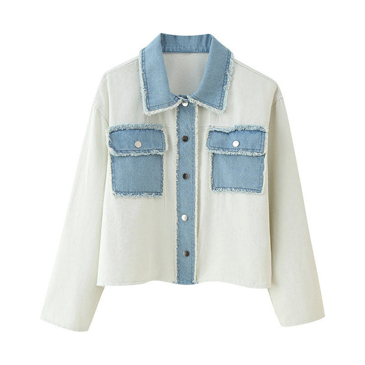 Brooklyn Edge" Two-Tone Utility Jacket