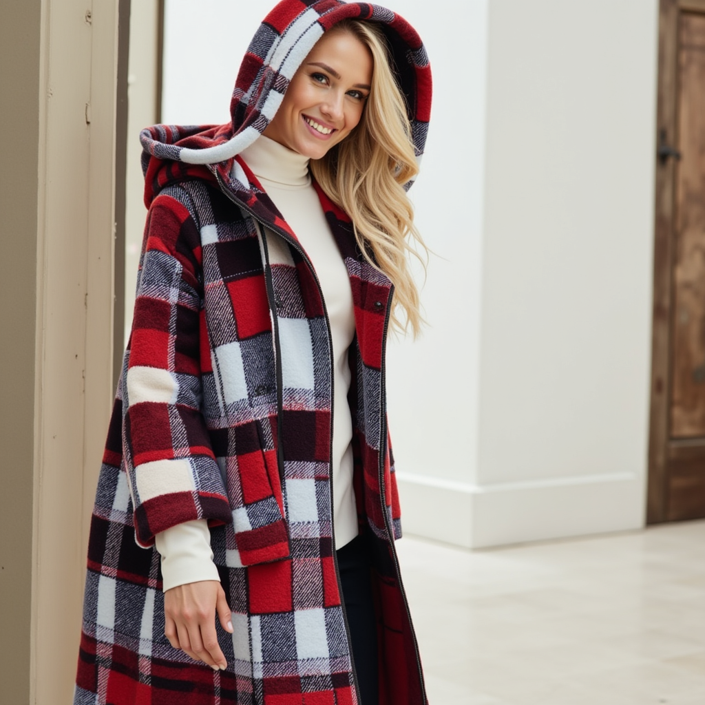 The Aspen Check Coat