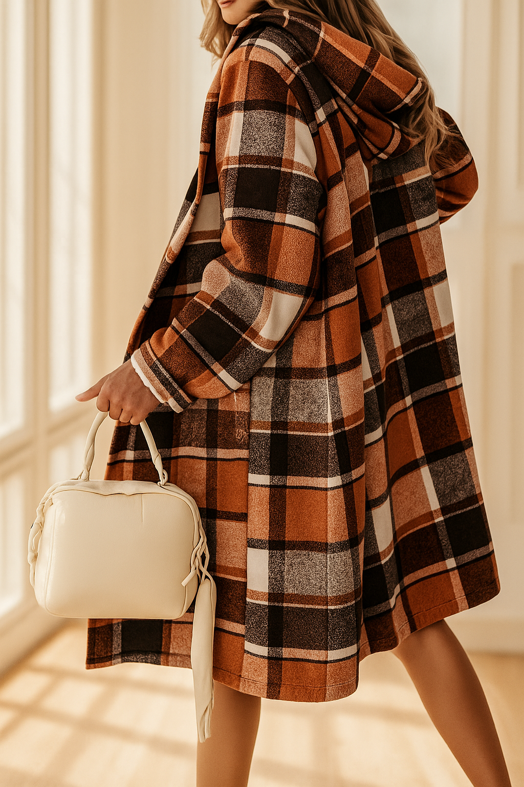 The Aspen Check Coat