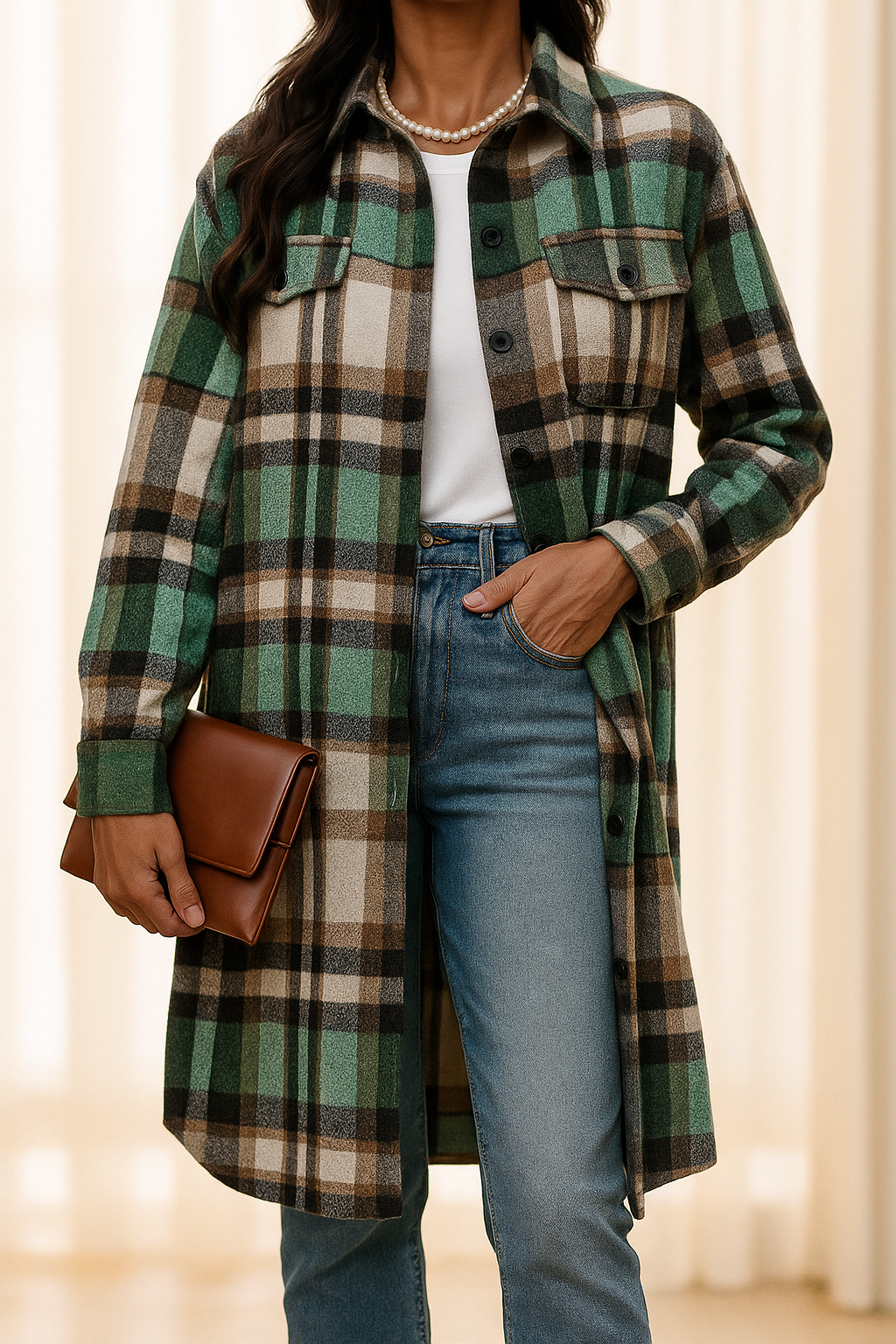 The Woodland Plaid Shirt Coat