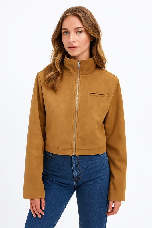 Parisienne Chic" Suede Jacket