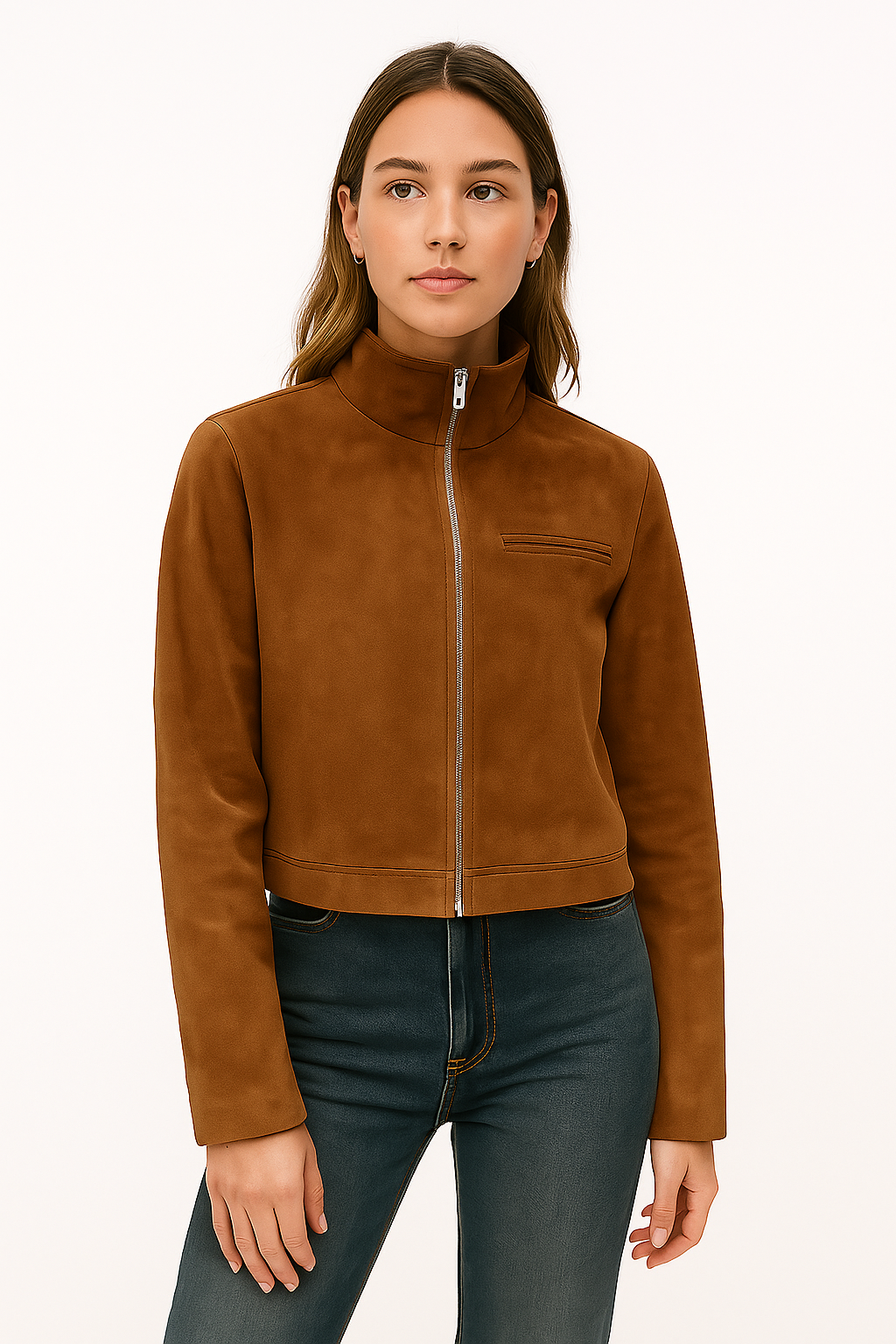 Parisienne Chic" Suede Jacket