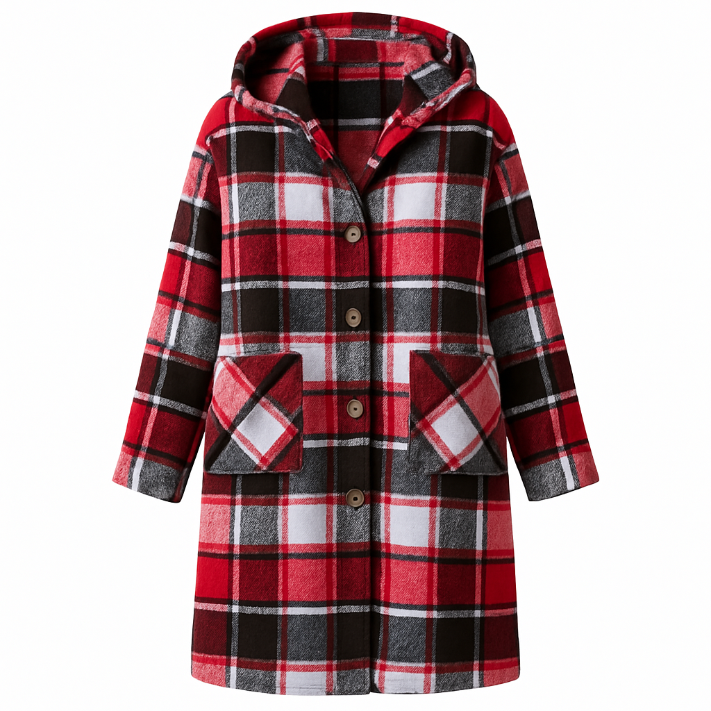 The Aspen Check Coat