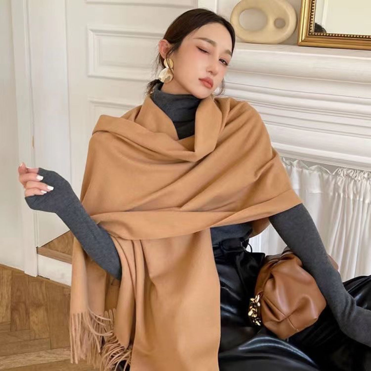 Scarlet Embrace Scarf