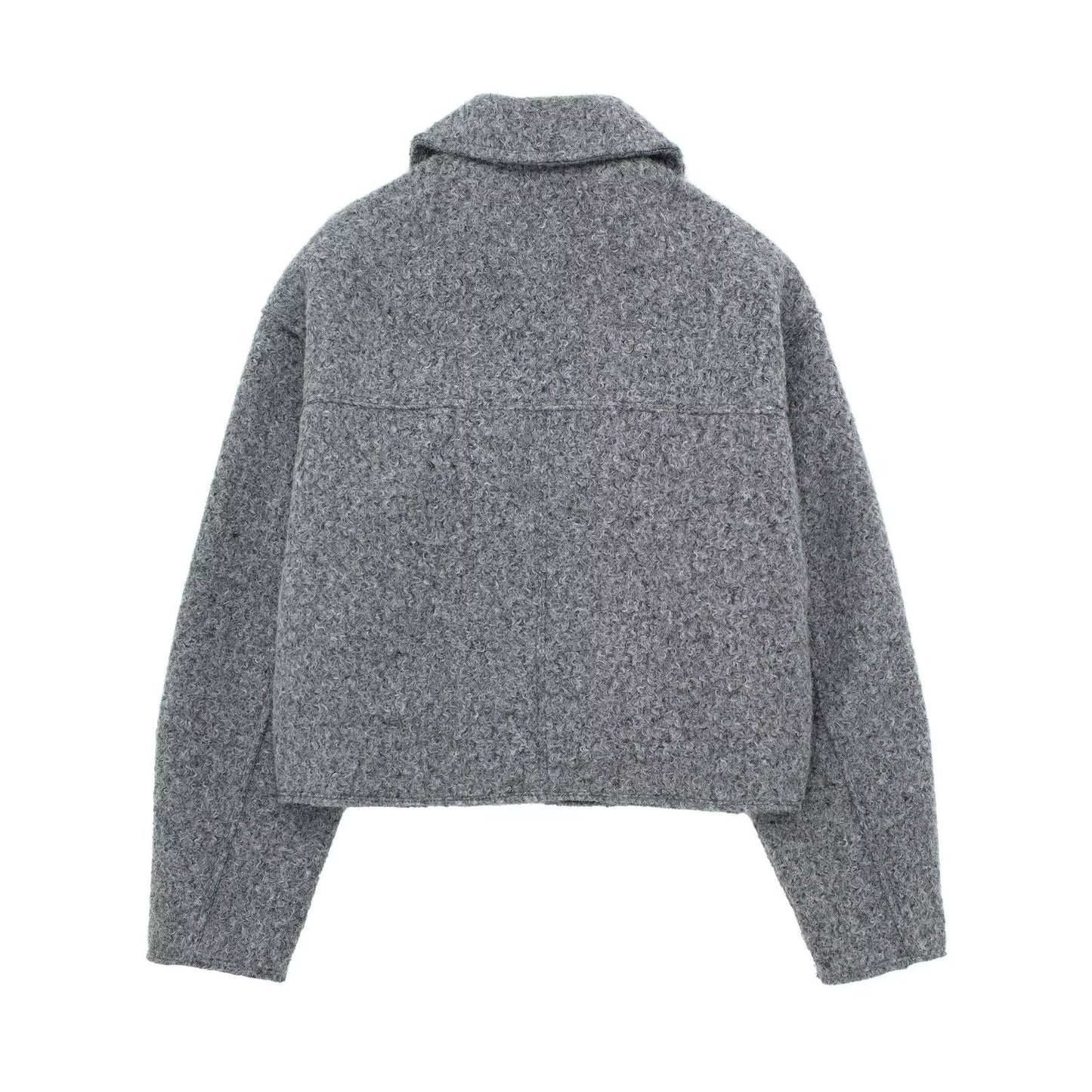 Oslo Cool" Textured Zip-Up Utility Jacket