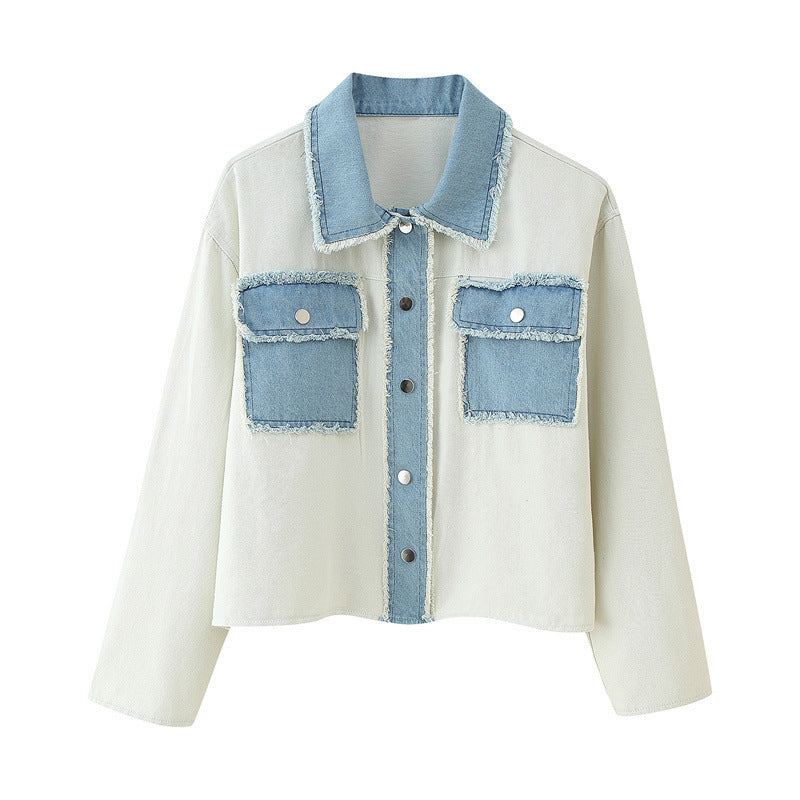 Brooklyn Edge" Two-Tone Utility Jacket