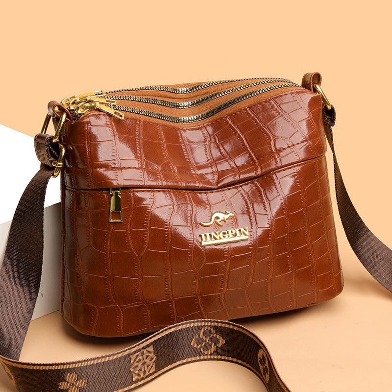 The Liora Triple-Zip Everyday Crossbody