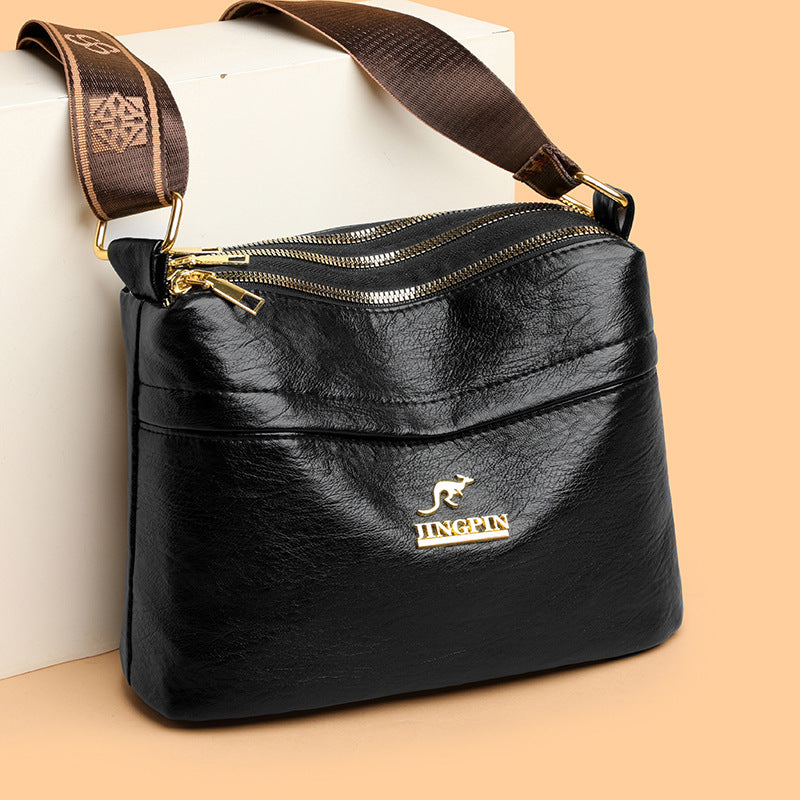 The Liora Triple-Zip Everyday Crossbody