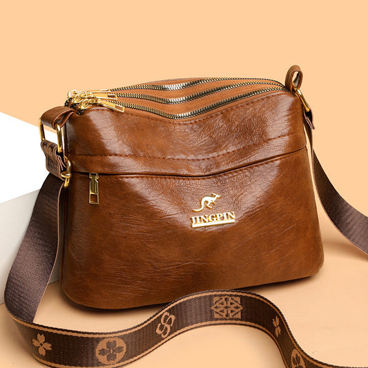 The Liora Triple-Zip Everyday Crossbody